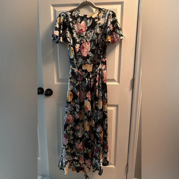NWT Baltic Born floral wrap dress, small - Picture 2 of 9
